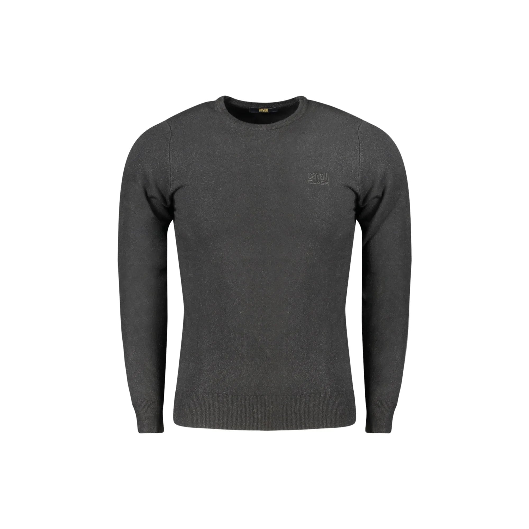 Cavalli Class Maglia Uomo Nero Girocollo con Logo Maglie - foto prodotto